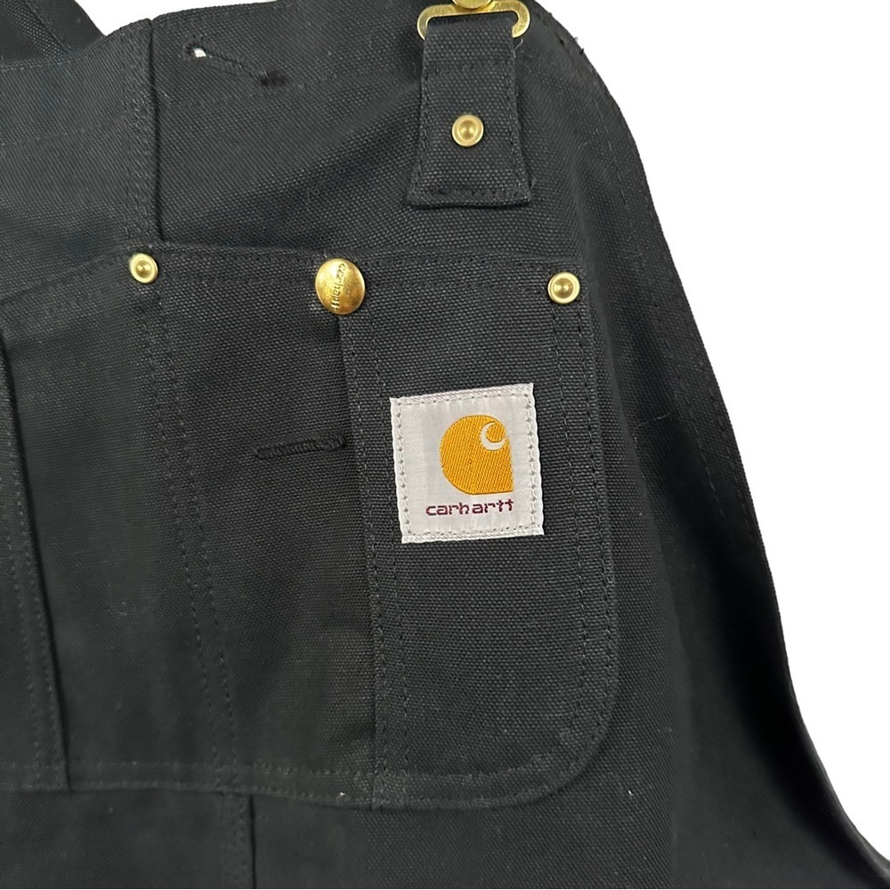 CARHARTT Duck Canvas Relaxed Fit Utility Overalls - Picture 9 of 15